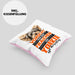 Yorkie-Besitzer Geschenk Kissen mit Füllung 40x40 Hund Yorkie Liebhaber Geschenkidee Vorsicht Vor Dem Frauchen Der Yorkie Ist Harmlos (Grau) Rosa Trendation