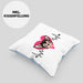 Chihuahua Besitzer Kissen mit Füllung 40x40 Geschenk Lustiger Spruch Geschenkidee Herzschlag XXXX (Grau) Blau Trendation