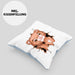 Otter 3D Grafik Kissen mit Füllung 40x40 Lustige Geschenkdidee Otter-Liebhaber (Grau) Blau Trendation