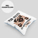 Mops Besitzer Kissen mit Füllung 40x40 Geschenk Lustiger Spruch Geschenkidee Mir Reichts Ich Geh Zu Meinem Mops (Grau) Blau Trendation