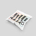 Rudern Kissen mit Füllung 40x40 Geschenk Catch Drive Release Recover Repeat Geschenkidee Ruderer (Grau) Grau Trendation