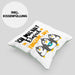 Pinguine Geschenk Kissen mit Füllung 40x40 Mädchen Geschenkdiee Pinguin-Liebhaberin Ich Mag Halt Einfach Pinguine Ok (Grau) Grün Trendation
