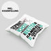 Handballspieler Geschenk Lustiger Spruch für Handballspieler Geschenkidee Bester Handballspieler Der WeltKissen mit Füllung 40x40 (Grau) Grün Trendation