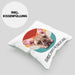 Französische Bulldogge Besitzer Kissen mit Füllung 40x40 Geschenk Lustiger Spruch Geschenkidee Französische Bulldogge Mama Papa (Grau) Grün Trendation