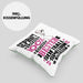 Softballspielerin Geschenk Lustiger Spruch für Softballspielerin Geschenkidee Bester Softballspielerin Der WeltKissen mit Füllung 40x40 (Grau) Grün Trendation