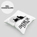Erkenne Die Zeichen Kissen mit Füllung 40x40 Geschenk Kissen mit Füllung 40x40 Mittelfing** Geschenkidee Sarkasmus Spruch (Grau) Grün Trendation