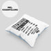 Kissen mit Füllung 40x40 Geschenk für Dachdecker Lustiger Spruch Geschenkidee Männer Dachdecker (Grau) Blau Trendation