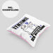 Stiefenkel Kissen mit Füllung 40x40 Geschenk für Stiefenkel Der Mann Der Alles Kann Geschenkidee zum Geburtstag (Grau) Rosa Trendation
