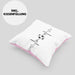 Fußballer Herzschlag Kissen mit Füllung 40x40 Geschenk für Fußballspieler Geschenkidee (Grau) Rosa Trendation
