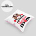 Australian Shepherd Besitzer Mom Mama Kissen mit Füllung 40x40 Geschenk Lustiger Spruch Geschenkidee Australian Shepherd Besitzerin (Grau) Rosa Trendation