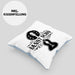 Bassist Kissen mit Füllung 40x40 Geschenk Bass-Spieler Geschenkidee Basst Scho Spruch (Grau) Blau Trendation