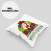 Schrott-Wichtelgeschenk für Frauen Kollegen Geschenk Wichteln Weihnachten Weihnachten Geschenkidee SchrottwichtelnKissen mit Füllung 40x40 (Grau) Grün Trendation