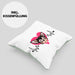 Chihuahua Besitzer Kissen mit Füllung 40x40 Geschenk Lustiger Spruch Geschenkidee Herzschlag XXXX (Grau) Grün Trendation