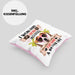 Jack Russel Besitzer Kissen mit Füllung 40x40 Geschenk Lustiger Spruch Geschenkidee I Work Hard So My Jack Russel Can Have A Better Life (Grau) Rosa Trendation