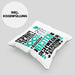 Schwiegercousin Geschenk Lustiger Spruch für Schwiegercousin Geschenkidee Bester Schwiegercousin Der WeltKissen mit Füllung 40x40 (Grau) Grün Trendation