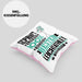 Leichtathlet Geschenk Lustiger Spruch für Leichtathlet Geschenkidee Bester Leichtathlet Der WeltKissen mit Füllung 40x40 (Grau) Rosa Trendation