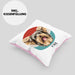 Yorkie Besitzer Kissen mit Füllung 40x40 Geschenk Lustiger Spruch Geschenkidee Yorkie Mama Papa (Grau) Rosa Trendation