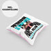 Schäferhund Besitzerin Kissen mit Füllung 40x40 Geschenk Lustiger Spruch Geschenkidee Personal Stalker (Grau) Rosa Trendation