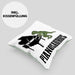 Pinaosaurus Piano-Spieler Kissen mit Füllung 40x40 Geschenk Klavier (Grau) Grün Trendation