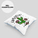 Kaktus Kissen mit Füllung 40x40 Geschenk Kuscheln Sarkasmus Humor Geschenkidee Kaktus-Liebhaber Frauen (Grau) Blau Trendation
