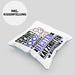 Katzensitter Geschenk Lustiger Spruch für Katzensitter Geschenkidee Bester Katzensitter Der WeltKissen mit Füllung 40x40 (Grau) Blau Trendation