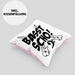 Bassist Kissen mit Füllung 40x40 Geschenk Bass-Spieler Geschenkidee Basst Scho ! (Grau) Rosa Trendation