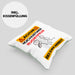 Rugbyspieler Kissen mit Füllung 40x40 Geschenk Lustiger Spruch Geschenkidee für Rugbyspieler Achtung Hochleistungs Rugbyspieler Bei Der Arbeit (Grau) Grün Trendation