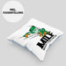 Lustige Frosch Kissen mit Füllung 40x40 Geschenk für Froschliebhaber Lustig MILF Man I Love Frogs (Grau) Blau Trendation