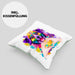 Berner Sennen Besitzer Farbe Love Kissen mit Füllung 40x40 Geschenk Lustiger Spruch Geschenkidee Berner Sennen Besitzerin (Grau) Grün Trendation