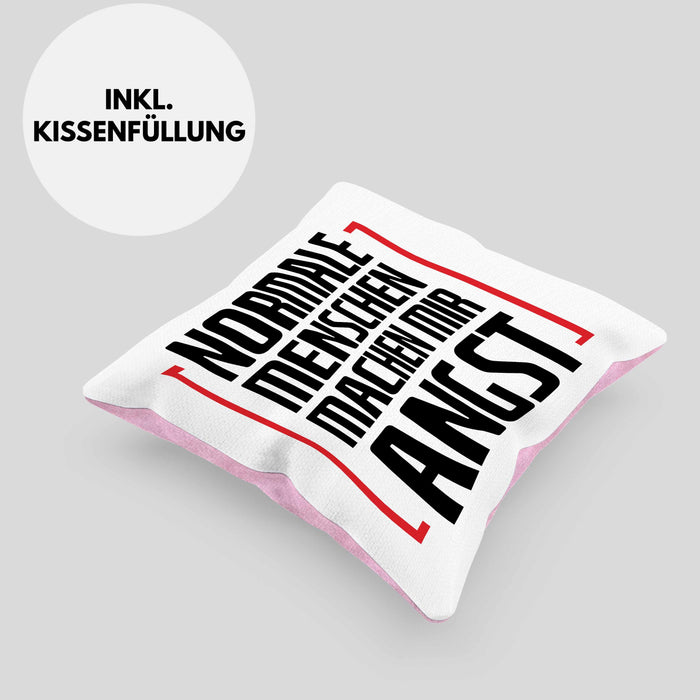 Wellensittich Kissen mit Füllung 40x40 Geschenk Spruch Lustig Zuhause Ist Wo Meine Wellensittiche Sind Geschenkidee Geburtstag (Grau) Rosa Trendation