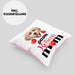 Golden Retriever Besitzer Mom Mama Kissen mit Füllung 40x40 Geschenk Lustiger Spruch Geschenkidee Golden Retriever Besitzerin (Grau) Rosa Trendation
