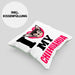 Chihuahua Besitzerin Kissen mit Füllung 40x40 Geschenk Lustiger Spruch Geschenkidee I Love My Chihuahua (Grau) Grün Trendation