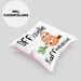 Offizielle Geschenk Kaffeetrinker Geschenkidee Kaffee-Kissen mit Füllung 40x40 (Grau) Rosa Trendation