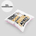 Athlet Geschenk Lustiger Spruch für Athlet Geschenkidee Bester Athlet Der WeltKissen mit Füllung 40x40 (Grau) Rosa Trendation