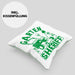 Gärtner Geschenk Kissen mit Füllung 40x40 Garten-Sheriff Geschenkidee Garten-Pflege (Grau) Grün Trendation