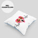 Jack Russel Besitzer Kissen mit Füllung 40x40 Geschenk Lustiger Spruch Geschenkidee Herzschlag Jack Russel (Grau) Blau Trendation