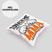 MMA-Kissen mit Füllung 40x40 Geschenk für MMA-Kämpfer Geschenkidee First MMA Lesson (Grau) Rosa Trendation