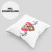 Golden Retriever Besitzer Kissen mit Füllung 40x40 Geschenk Lustiger Spruch Geschenkidee Herzschlag Golden Retriever (Grau) Grün Trendation