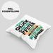 Hundebesitzer Kissen mit Füllung 40x40 Geschenk Glück Hat 4 Pfoten und Wedelnden Schwanz Geschenkidee Hunde Mama Frauchen Herrchen (Grau) Grün Trendation