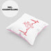 Kardiologe Geschenk Kissen mit Füllung 40x40 Herzschlag Ekg Herz Kardiologie (Grau) Rosa Trendation