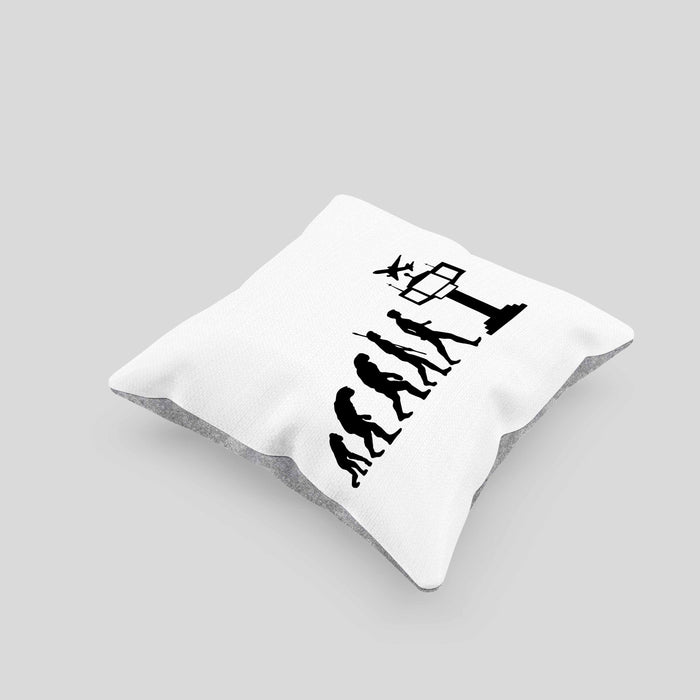 Fluglotse Kissen mit Füllung 40x40 Geschenk Flughafen Arbeiter Geschenkidee Evolution (Grau) Grau Trendation
