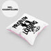 Auto Liebhaber Kissen mit Füllung 40x40 Geschenk für Driften Männer Geschenkidee Problem und Lösung Drifter (Grau) Rosa Trendation