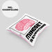 Entrepreneur Kissen mit Füllung 40x40 Entrepreneurship Geschenk Spruch Motivation Idee Mindset (Grau) Rosa Trendation