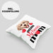Golden Retriever Besitzer Mom Mama Kissen mit Füllung 40x40 Geschenk Lustiger Spruch Geschenkidee Golden Retriever Besitzerin (Grau) Grün Trendation