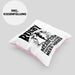 Rugby Kissen mit Füllung 40x40 Geschenk Spruch Geschenkidee für Rugbyspieler (Grau) Rosa Trendation
