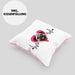 Mops Besitzer Kissen mit Füllung 40x40 Geschenk Lustiger Spruch Geschenkidee Herzschlag Mops (Grau) Rosa Trendation