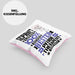 Pferdetherapeut Geschenk Lustiger Spruch für Pferdetherapeut Geschenkidee Bester Pferdetherapeut Der WeltKissen mit Füllung 40x40 (Grau) Rosa Trendation