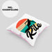 Kitesurfing Kissen mit Füllung 40x40 Geschenk für Kitesurfer Geschenkidee Vintage Grafik (Grau) Rosa Trendation
