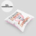 Kaninchen Kissen mit Füllung 40x40 Geschenk Frauen Ich Bin Bloß Ein Mädchen Das Kaninchen Liebt Hasen Kaninchen-Liebhaberin Geschenk Spruch Geburtstag (Grau) Rosa Trendation