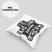 KFZ Mechaniker Kissen mit Füllung 40x40 Geschenk Spruch Männer KFZ Mechatroniker Geschenkidee Werkstatt Katastrophe (Grau) Blau Trendation